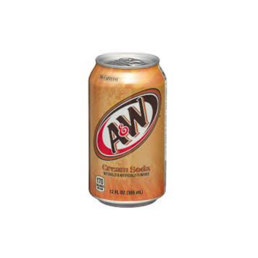 A&W cream Soda  USA STOCK 335ML x 24 pcs